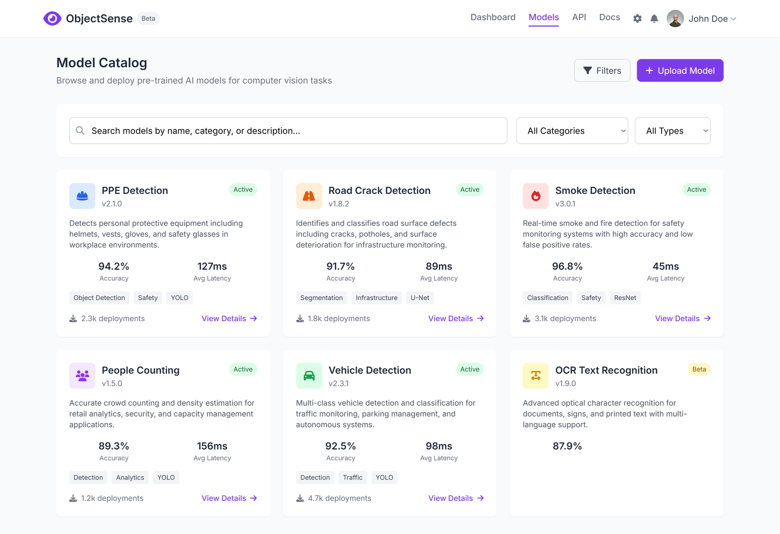 ObjectSense AI Platform